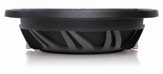 MS 10SD4 SLIM - Black - 10 inch Subwoofer (500 watts) Dual 4 ohm (Shallow Mount) - Left